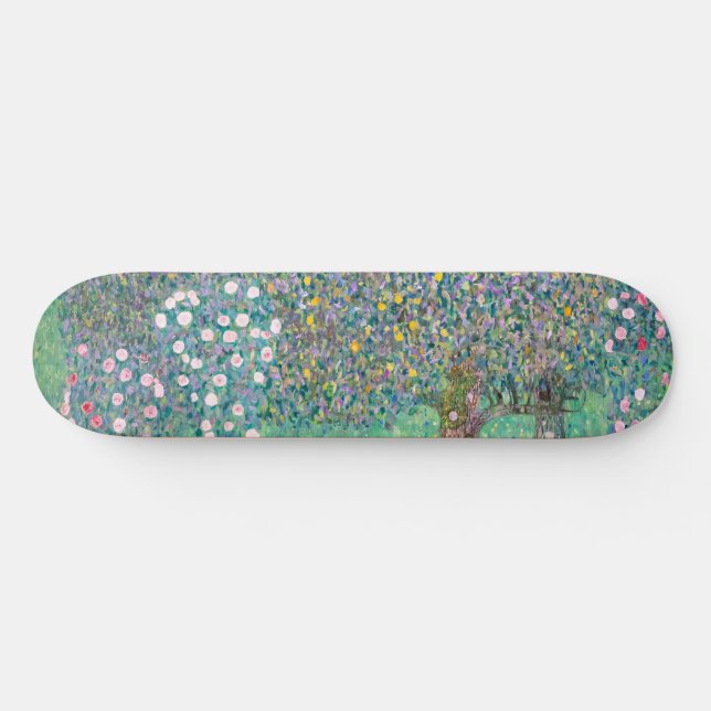 Skateboard Gustav Klimt - Rosebushes bajo los árboles (Horz)