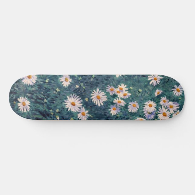 Skateboard Gustave Caillebotte - Cama de Daisies, detalle (Horz)