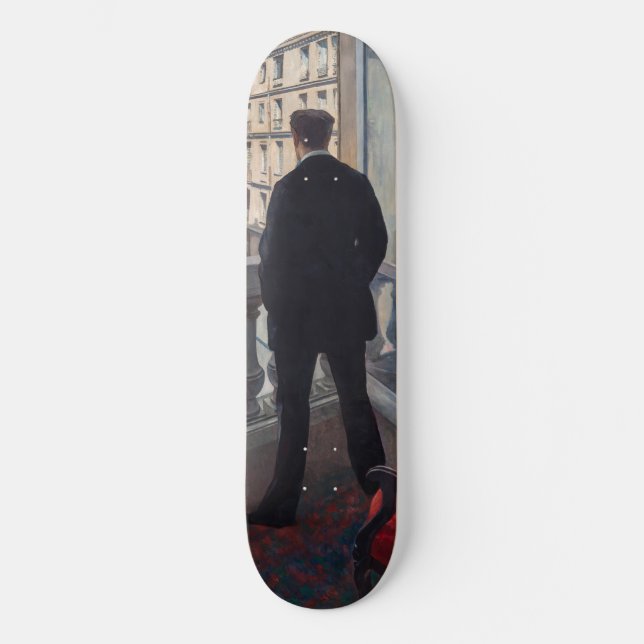 Skateboard Gustave Caillebotte - Joven en su ventana (Anverso)