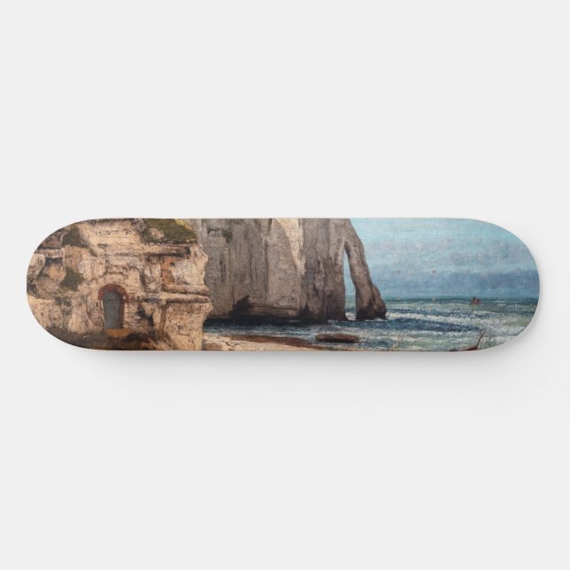 Skateboard Gustave Courbet - Acantilados en Etretat después d (Horz)