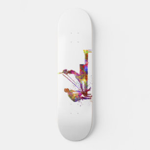 Skateboard gymnastics exercise