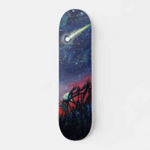 Skateboard Hacer un deseo en una estrella de tiro