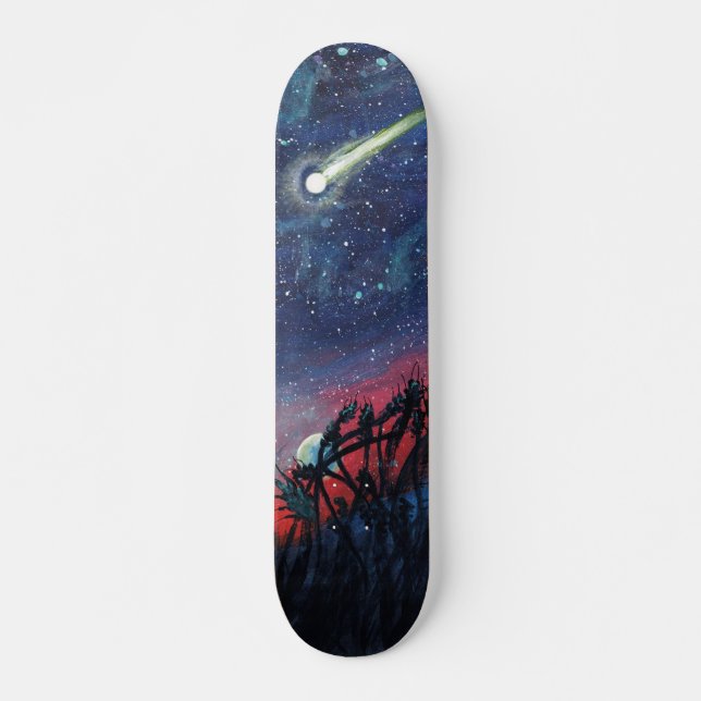 Skateboard Hacer un deseo en una estrella de tiro (Anverso )