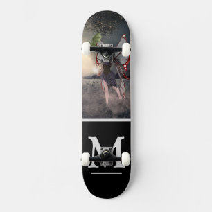 Skateboard Hadas de mariposa y dragón