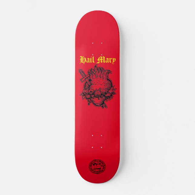 Skateboard Hail Mary Skateboard, 8 Deck de 1/8" (Anverso)