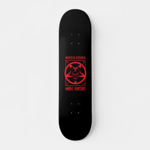 Skateboard Hail Satan