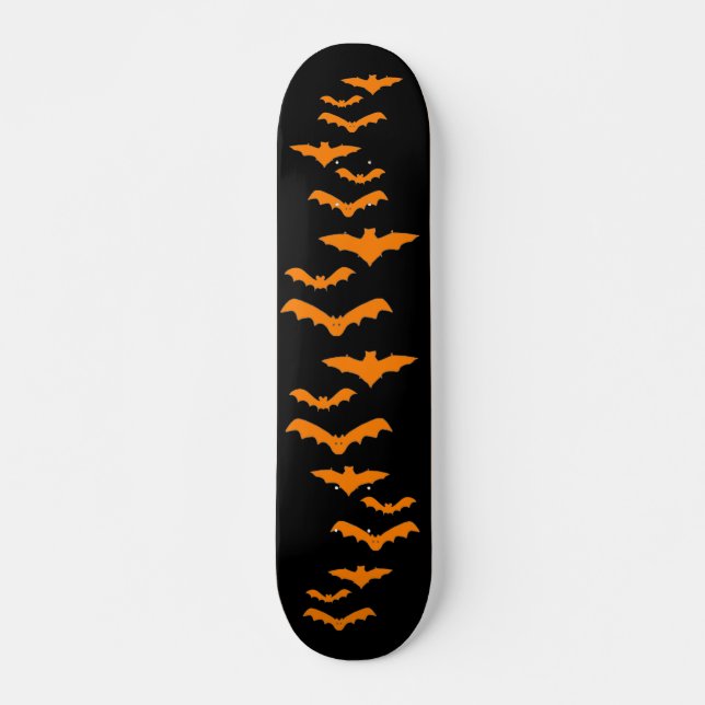 Skateboard Halloween Bats (Anverso )