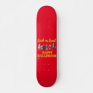 Skateboard Halloween divertido de "TRICK OR TREAT"