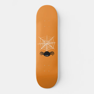 Skateboard Halloween Spider Web