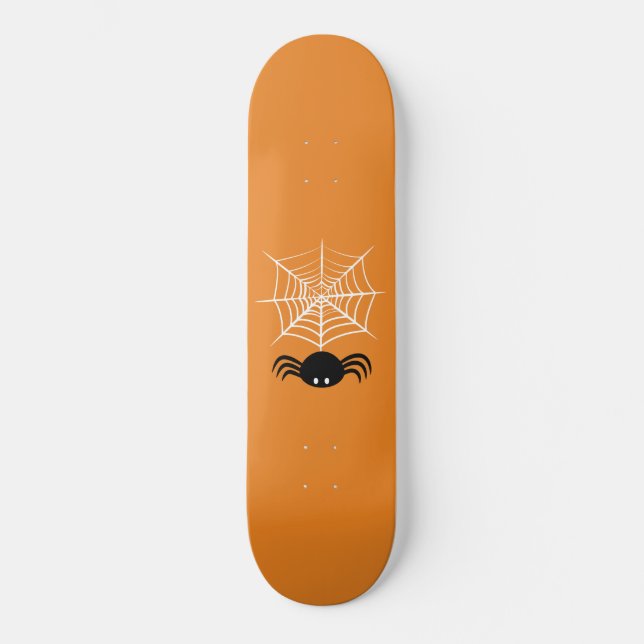 Skateboard Halloween Spider Web (Anverso)