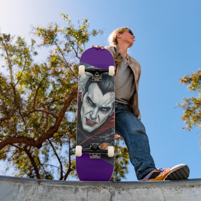 Skateboard Halloween, vampiro sediento (Exterior 1)