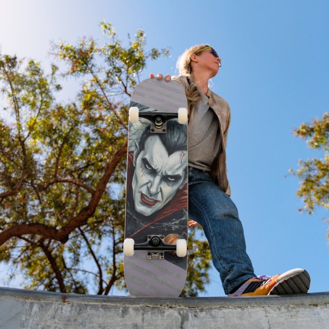 Skateboard Halloween, vampiro sediento (Exterior 1)