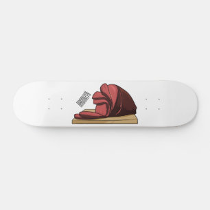 Skateboard Ham personalizado ilustracion