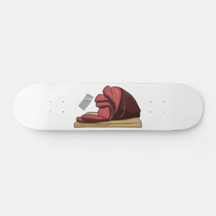 Skateboard Ham personalizado ilustracion