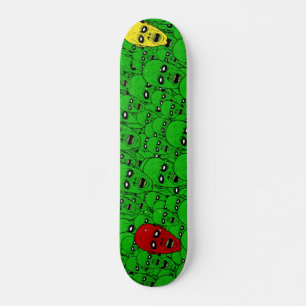 Skateboard Hambrientas cabezas zombis sin muerte