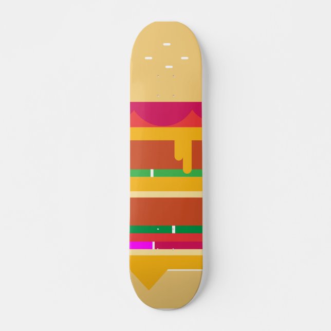 SKATEBOARD HAMBURGUESA (Anverso )