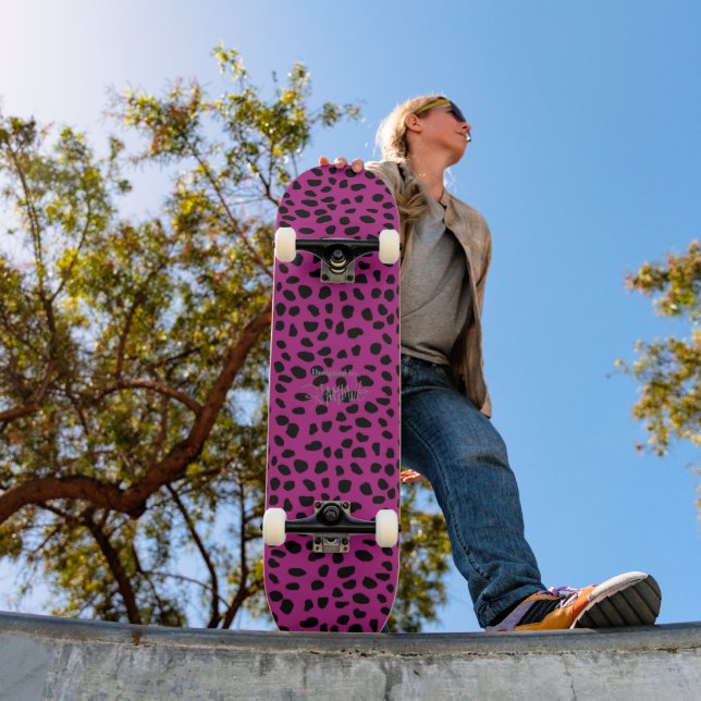 Skateboard HAMbWG Pink Leopard (Exterior 1)