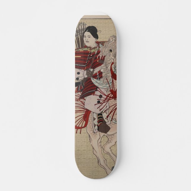 Skateboard Hangakujo, samurai de sexo femenino circa 1885 (Anverso )