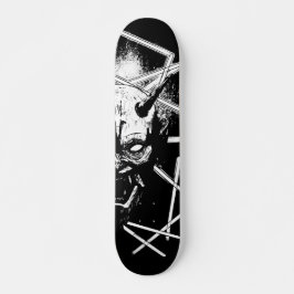 Skateboard Hannya Mask 8189 - Variant - Blanco y negro
