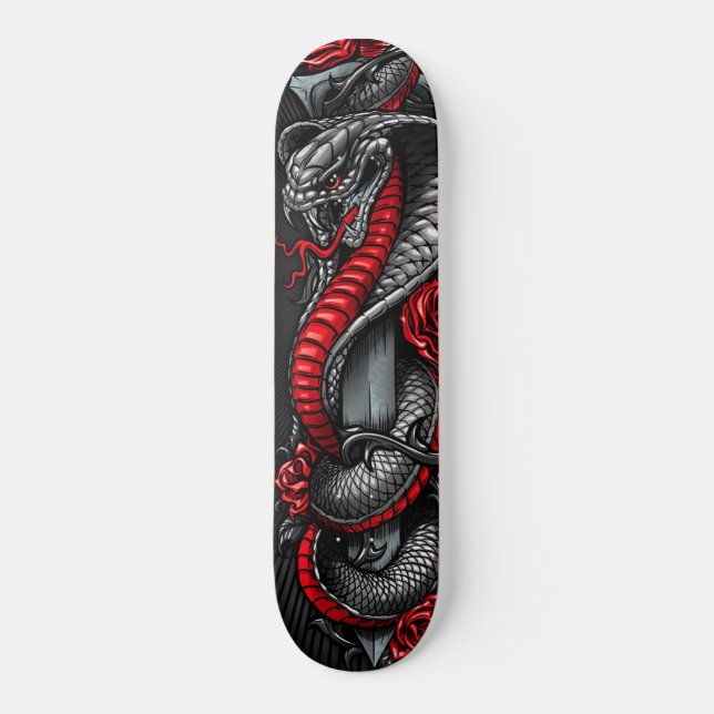 Skateboard Hardcore Calle Japonesa Cobra Classic Skate Decks (Anverso)