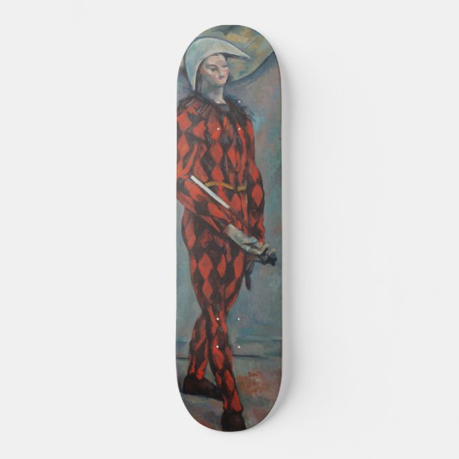 Skateboard Harlequin (Joker) (por Paul Cézanne) (Anverso)