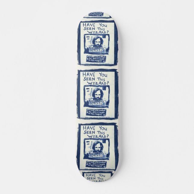 SKATEBOARD ¿HAS VISTO A ESTE MAGO AZUL (Anverso )