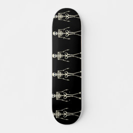 Skateboard Have A Spooky Halloween, Halloween Skeleton