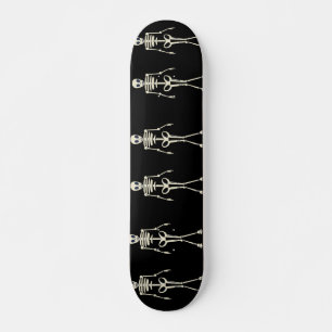 Skateboard Have A Spooky Halloween, Halloween Skeleton