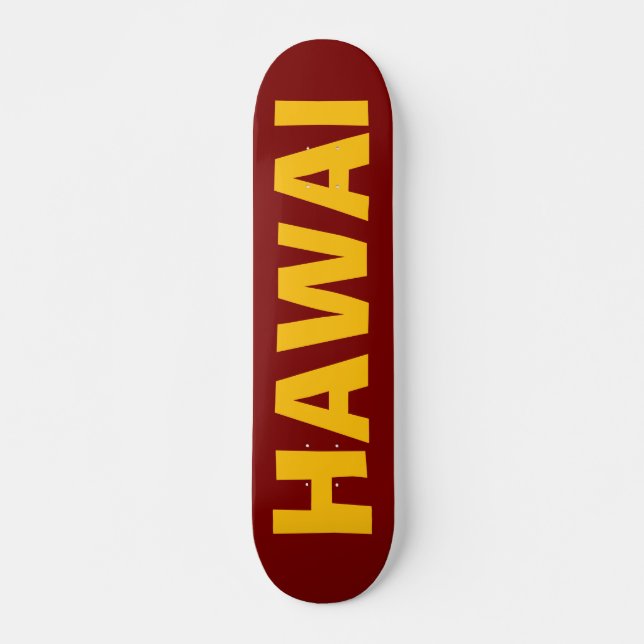 SKATEBOARD HAWAI (Anverso )