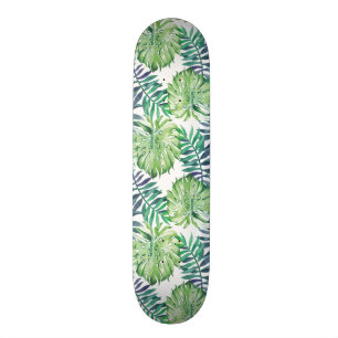 Skateboard Hawaiian del deliciosa de Monstera