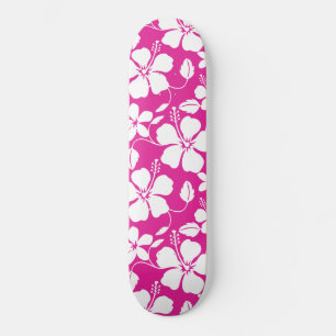SKATEBOARD HAWAIIAN HULA (HIBISCUS) ROPA CALIENTE