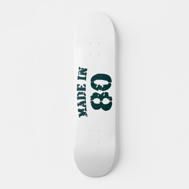 Skateboard Hecho En 1980 (Anverso )