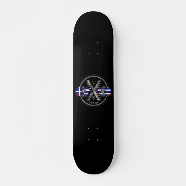 Skateboard Hecho en Grecia en 1975 (Anverso )