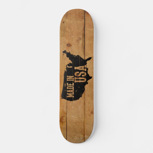 Skateboard Hecho en los E.E.U.U. (Anverso)