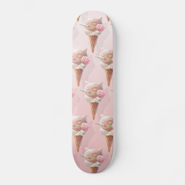 Skateboard Helado Kitty - Rosy & Dreamy (Anverso)