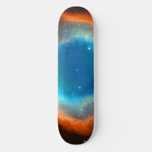Skateboard Helix Nebula, galaxias y estrellas