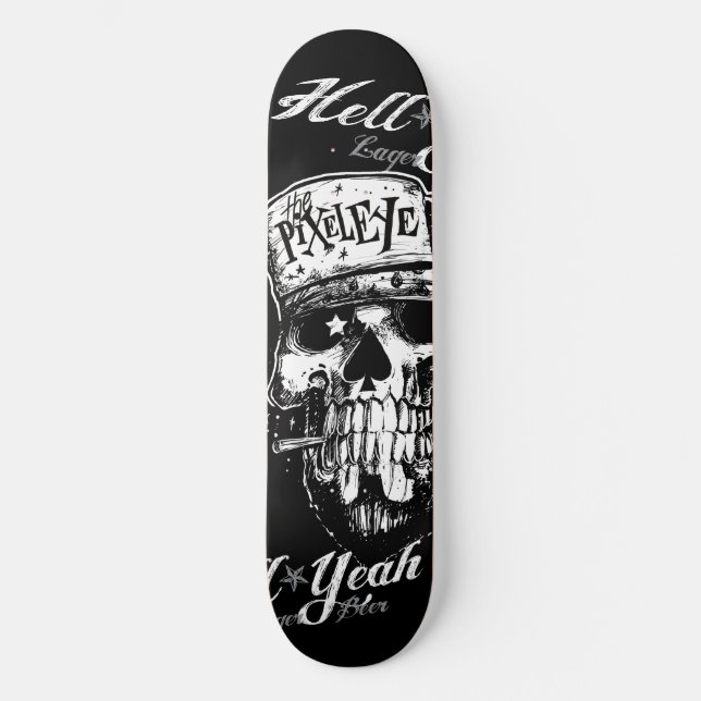 Skateboard Hell Yeah Beer Skatedeck (Anverso)