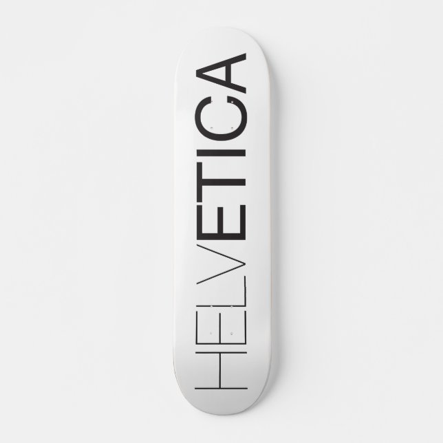 Skateboard Helvetica (Anverso )