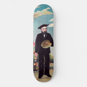 Skateboard Henri Rousseau - Autorretrato-Paisaje