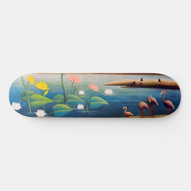 Skateboard Henri Rousseau - Los flamencos (Horz)