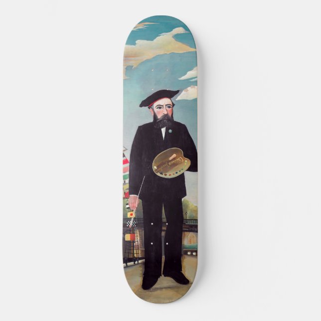 Skateboard Henri Rousseau - Paisaje Retrato Mío (Anverso)