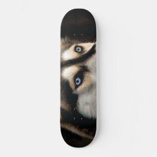 Skateboard Hermosa almohada de lanzamiento Husky