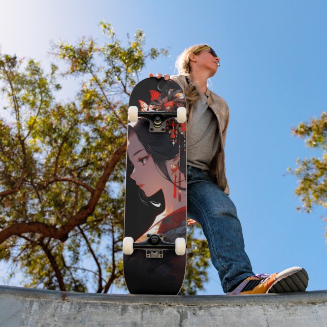 Skateboard Hermosa Anime Geisha (Exterior 1)