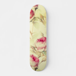 Skateboard Hermosa Floral Vintage