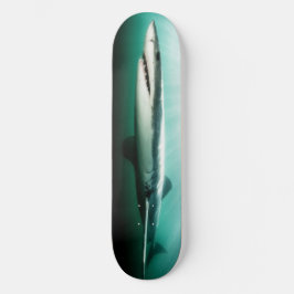 Skateboard HERMOSO depredador de tiburones en patines.