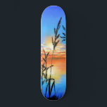 Skateboard Hermoso Lago Sunset - Espejo - Pintura original<br><div class="desc">Hermoso Lake Sunset - Espejo - Pintura original - Elegir / Añadir su texto único / nombre / color - Hacer su regalo especial - Redimensionar y mover o eliminar y agregar elementos / texto con herramienta de personalización ! Pintura y diseño de MIGNED. Por favor, vea mis otros proyectos...</div>
