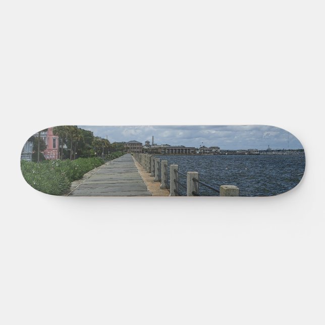 Skateboard Hermoso paseo marítimo (Horz)