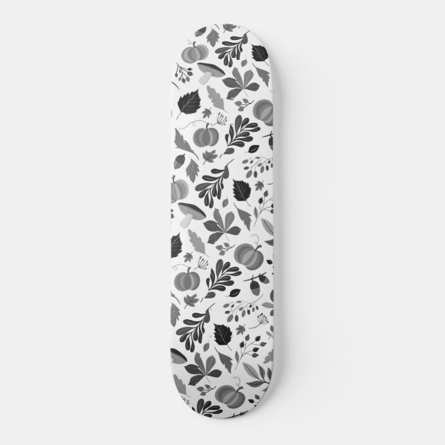 Skateboard Hermoso patrón de otoño 1 (Anverso)