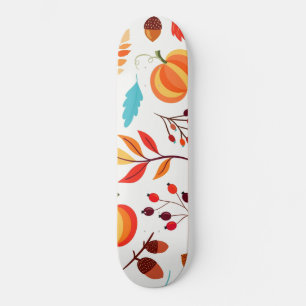 Skateboard Hermoso patrón otoñal