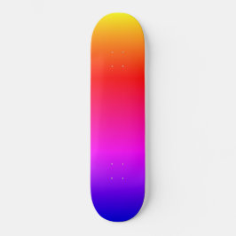 Skateboard Hermosos colores arcoiris